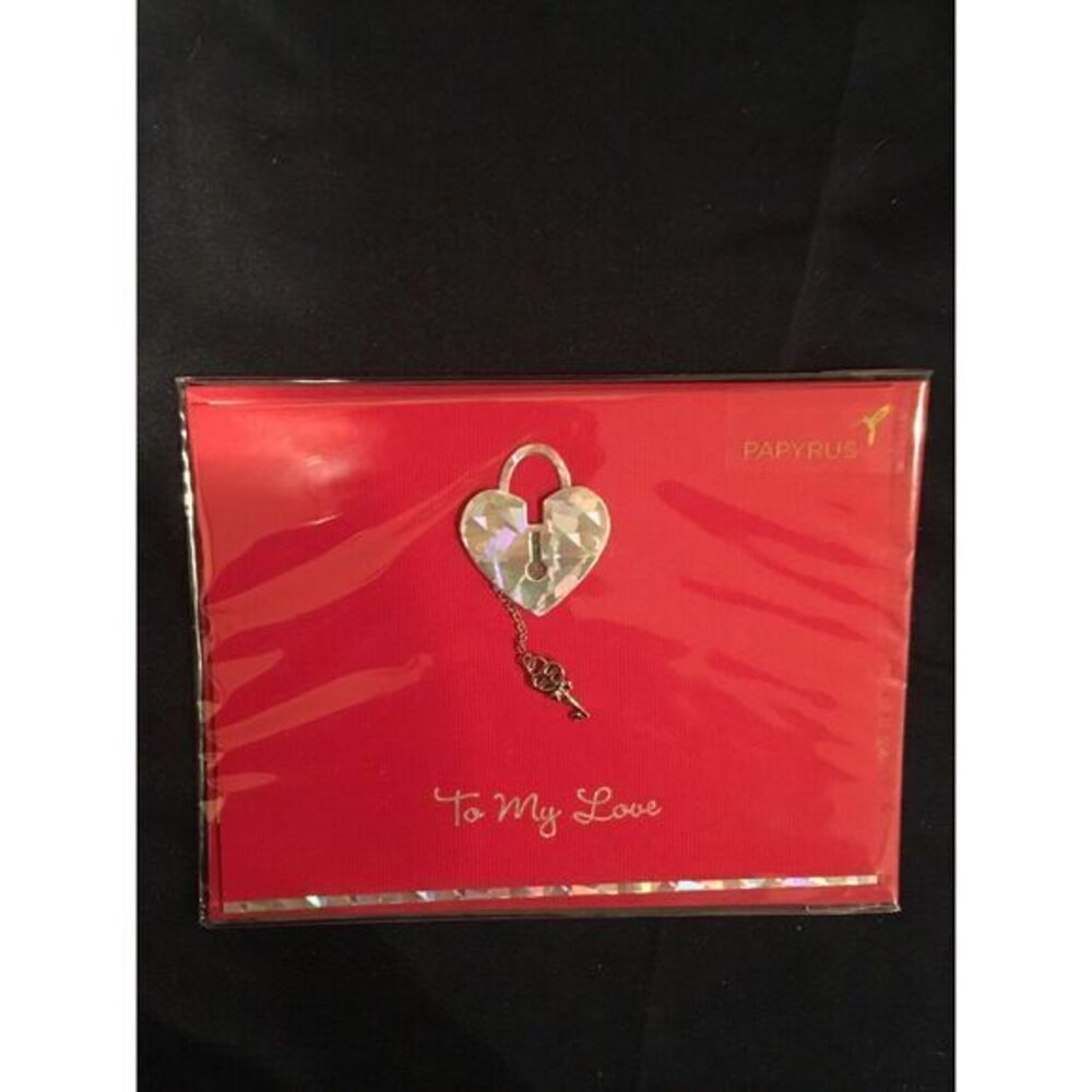 Papyrus VALENTINE'S DAY Greeting Card Lock